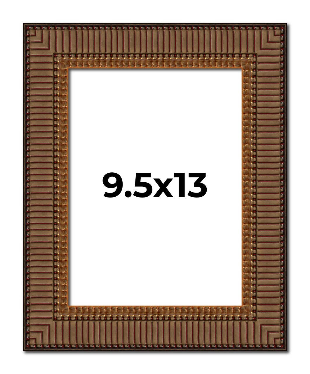 Photo Size Museum Black Picture Frame - UV Acrylic, Foam Board Backing, Hanging Hardware